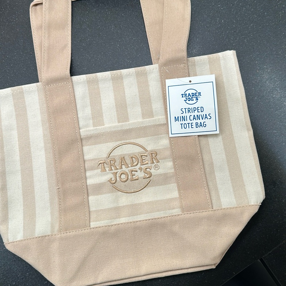 Trader Joe’s limited edition mini canvas tote
